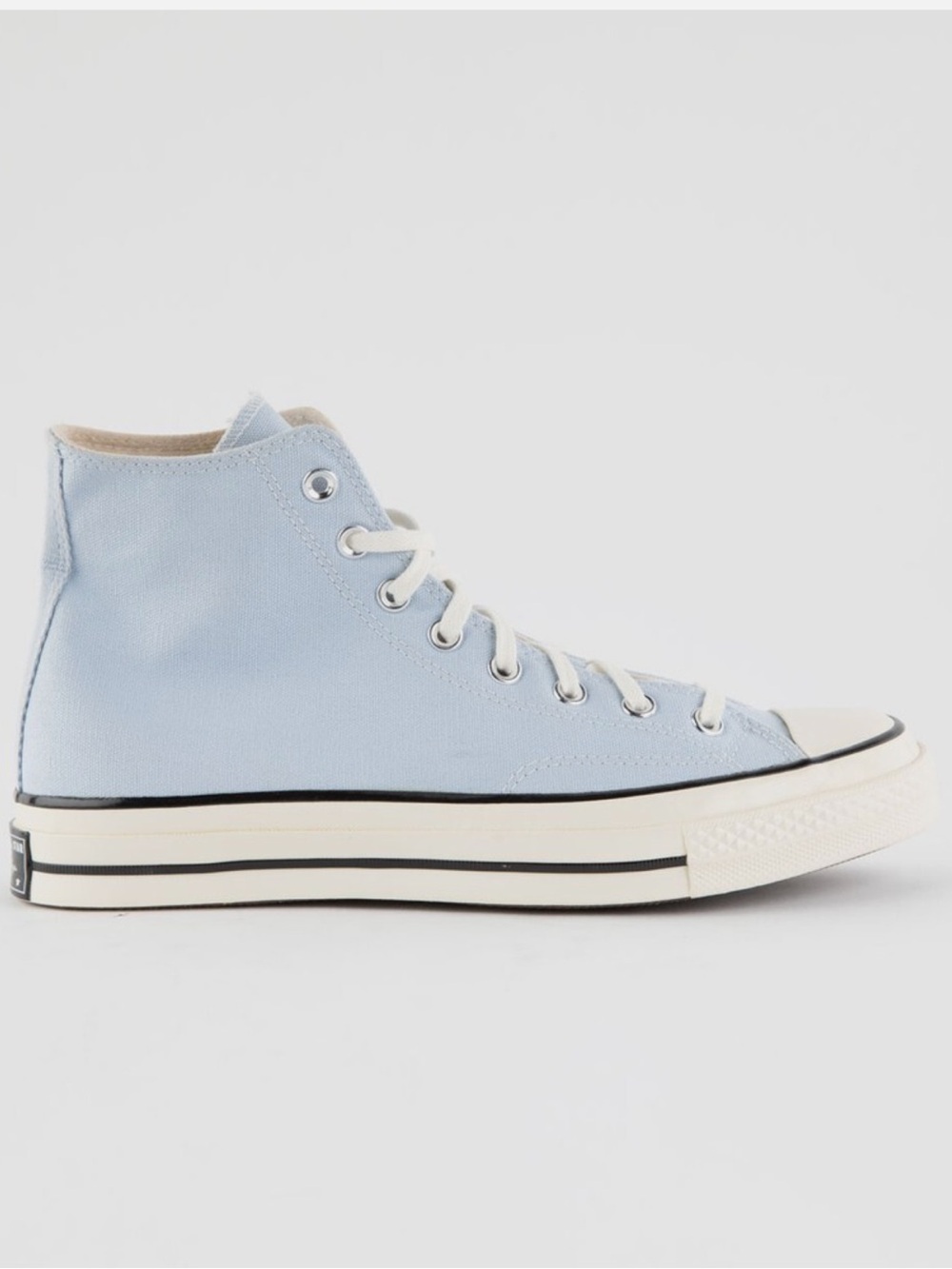 Converse High Top Canvas Sneakers in Pale Blue